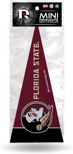 Vista 20 de Rico Industries NCAA - Juego de mini banderines de fieltro de 4 x 9 pulgadas (incluye 8 piezas)