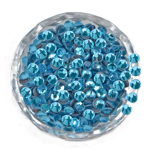 Vista 26 de LPBeads 10000 unidades de diamantes termoadhesivos SS6 amatista con parte trasera plana, gemas de diamantes de imitación de cristal redondas