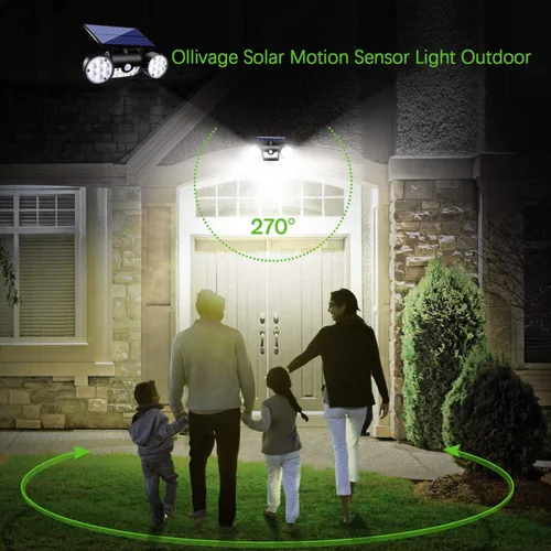 Vista 2 de Luces solares al aire libre de la seguridad del sensor