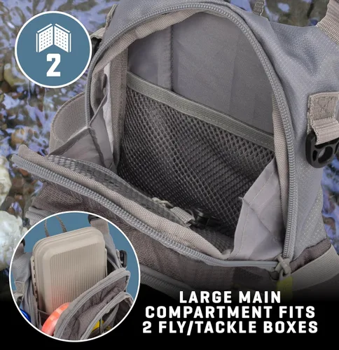 Vista 6 de Allen Company Bear Creek Micro Fly Fishing Chest Pack