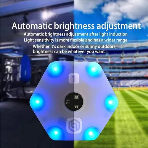 Vista 5 de Reaction Training Kit Smart Pods for Speed, Reaction Training Light System with App Exercises to Improve Speed Agility, Reflex, for Boxing, Sports