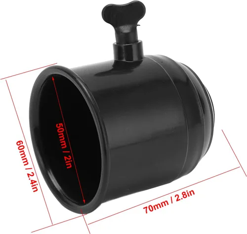 Vista 7 de Tapa de bola de remolque, barra de tracción de parachoques, accesorios exteriores de vehículos, protector de bolas de enganche con perilla