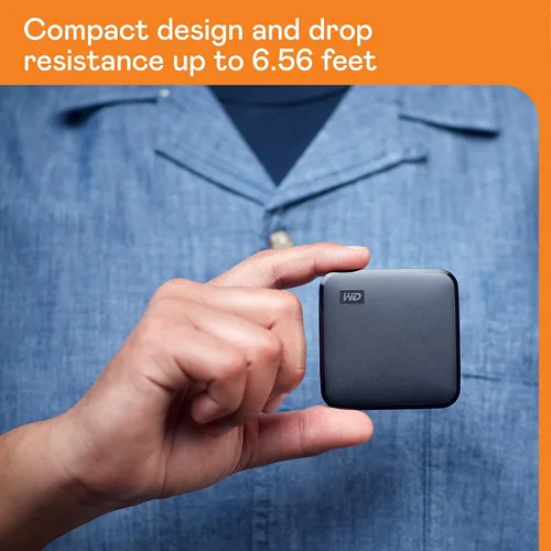 Vista 6 de Western Digital 1TB Elements SE - SSD portátil, USB 3.0, Compatible con PC, Mac - WDBAYN0010BBK-WESN