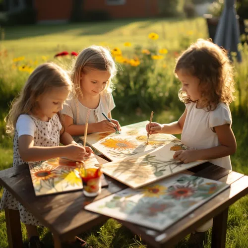 Vista 6 de Simetufy Paquete de 4 tableros de lienzo de 8 x 10 pulgadas para pintar paneles de lienzo, imprimados con gesso sin ácidos, 100% algodón, lienzo