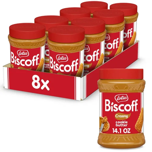 Vista 10 de Lotus Biscoff - Mantequilla de galleta para untar, cremosa, no transgénica, vegana