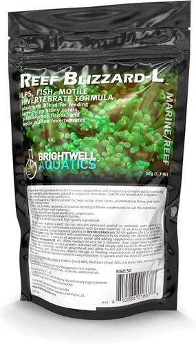 Vista 6 de Brightwell Aquatics Reef blizzard-l planktonic en polvo mezcla de alimentos para lps Corales