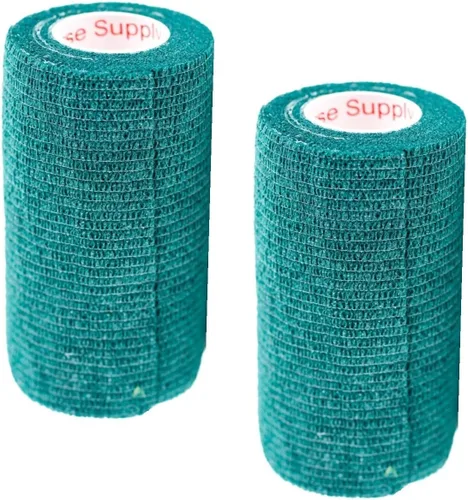 Vista 11 de Cinta adhesiva para veterinarios (negro) (paquete de 2) (4 pulgadas x 15 pies), autoadhesiva, adherente, cohesiva, flexible, autoadhesiva, rollo