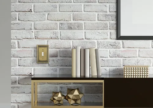 Vista 24 de Henne Bery Sunken Pearls Placa de Pared Decorativa de Servicio Pesado Placa de Interruptor Cubierta de Tomacorriente