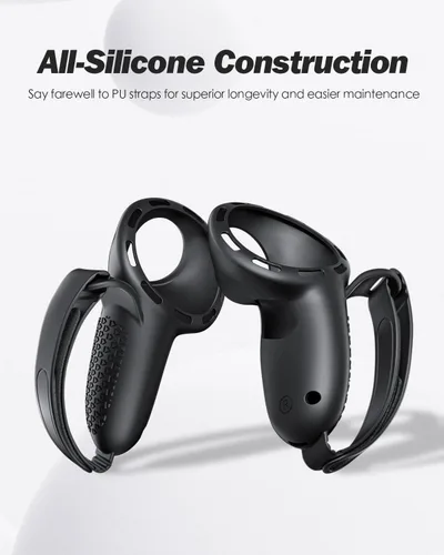Vista 3 de SUPERUS Controller Grips Cover for Meta Quest 3, Anti-Slip Texture - VR Accessories Compatible with Oculus Quest 3, Silicone Controller Grips Cover