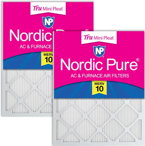 Vista 62 de Nordic Pure MERV - Filtro de aire plisado para horno de CA, 16x16x1
