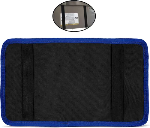 Vista 6 de Car and Driver Organizador de visera Accesorios para visera Bolsillo de red para tarjetas de coche Accesorios interiores para automóviles