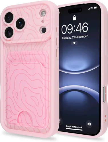 Vista 121 de MZELQ Funda compatible con iPhone 14 Pro, funda de TPU para tarjetero con cubierta de billetera, protección de cámara + protector de pantalla, funda