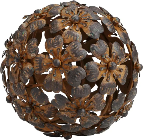 Vista 14 de Everydecor Esfera Decorativa de Metal para Decoración del Hogar - Bolas Decorativas para Estantes, Cuencos de Centro de Mesa, Estantería - Adornos