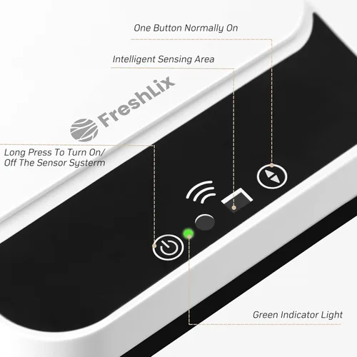 Vista 3 de Bote de basura automático para baño, recargable, sin contacto, con sensor de movimiento, pequeño, delgado, con tapa, bote de basura eléctrico