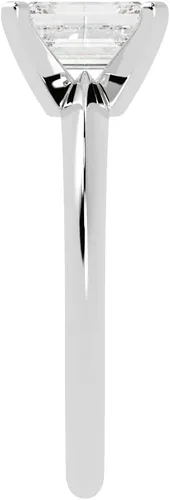 Vista 2 de Houston Diamond District Anillo de compromiso de diamantes con certificación IGI de talla esmeralda solitario cultivado en laboratorio de 0.5 a 7