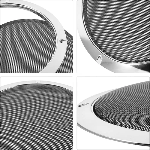 Vista 8 de VICASKY Cubierta de altavoz de red para altavoz de audio para automóvil, malla de subwoofer fácil de instalar, rejilla de colisión para vehículos