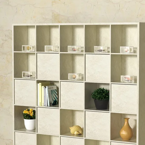 Vista 7 de AITEE Caja pequeña de acrílico con tapa, vitrina de cubo transparente, caja cuadrada multiusos para sostener grapas, clips de papel, sellos