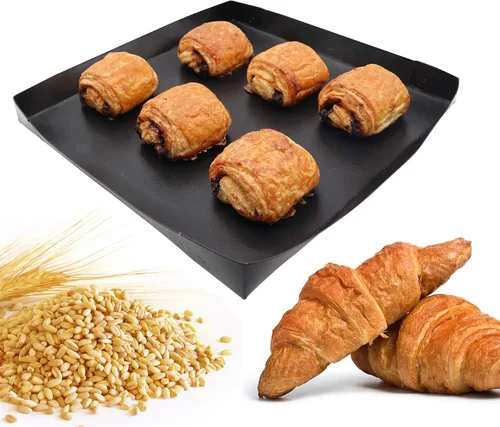 Vista 8 de Firsmat Cesta de cocina sólida de PTFE para hornos rápidos,Bandeja rápida de la cesta del horno para las patatas fritas de pollo Sub Roll Pan