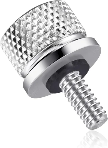 Vista 8 de Amazicha Perno de asiento de aluminio negro con tornillo, compatible con Harley Davidson Sportster Softail Touring Dyna 1996-2025