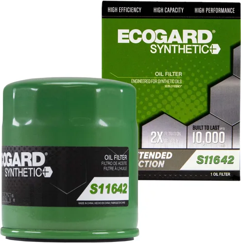 ECOGARD S11642 - Filtro de aceite de motor giratorio para aceite sintético, repuesto prémium para Chevrolet Colorado, Cruze, Equinox, Impala,