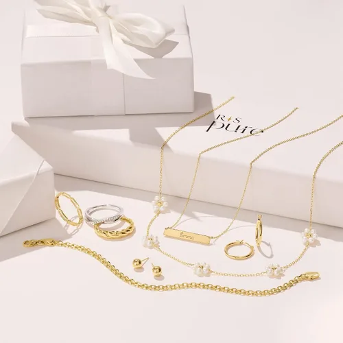 Vista 3 de RS Pure by Ross-Simons Italian 14kt Yellow Gold Bismark-Link Bracelet