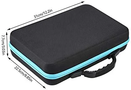 Vista 9 de Estuche de transporte de aceite esencial para 60 botellas de 0.2 fl oz, 0.3 fl oz, 0.5 fl oz con asa para aceites perfumados, bolsa de transporte