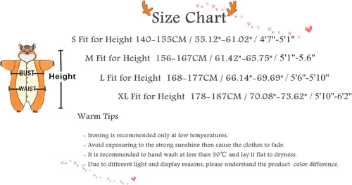 Vista 7 de DarkCom Pijama de una pieza de animal para mujer y hombre, disfraz de Halloween, ropa de dormir de Navidad