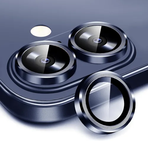 Vista 22 de Paquete de 2X2 Protector de Lente de Cámara para iPhone 17, iPhone 16 Plus/ 16 Protector de Pantalla de Lente de Vidrio Templado Cubierta de Cámara