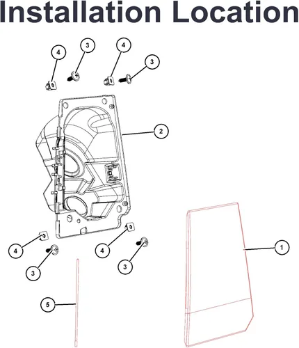 Vista 3 de Tapa de tapa de llenado de combustible para puerta, tapa de tapa de llenado de combustible gris con pasador de bisagra de puerta compatible con Ram