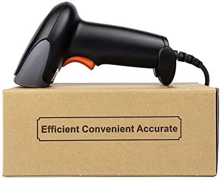 Vista 3 de YANZEO Escáner de código de barras USB, escáner de código de barras CCD para computadora, escaneo rápido y preciso, para libros, oficina, almacén