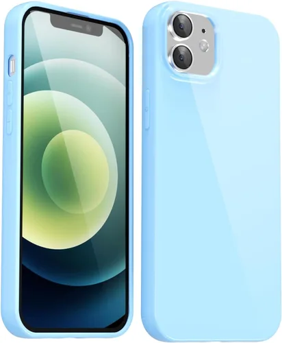 Vista 211 de Svanove para iPhone 7 Plus/ 8 Plus, funda de silicona, de goma suave brillante y gel de jey lindo, funda protectora de plástico simple y lisa