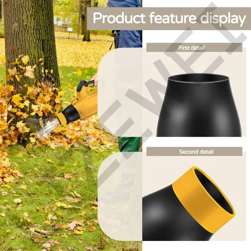 Vista 5 de Boquilla de secado de coche para soplador de hojas DEWALT 20V MAX XR DCBL722B DCBL722P1, 8 pulgadas de largo (fácil instalación)