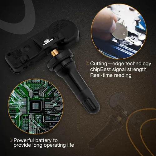 Vista 6 de HQPASFY Sensor TPMS de presión de neumáticos de 315 MHz, compatible con Chevy Silverado/Tahoe 2006-2019, Cadillac Escalade, GMC Sierra/Yukon, Buick