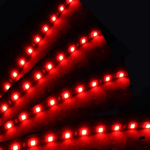 Vista 10 de Esupport - Tira flexible de luces para auto, 8 unidades, 30 cm/11.8 pulgadas, 15 Ledes, SMD, resistente al agua