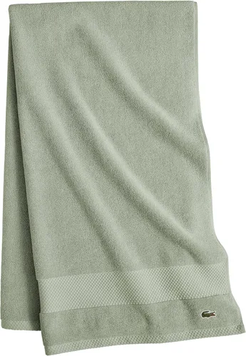 Vista 4 de Lacoste Heritage - Toalla de baño de 100 % algodón Supima, aloe, 30 x 54 pulgadas, altamente absorbente y de secado rápido, toalla de baño súper