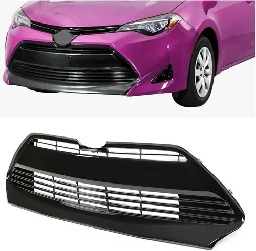 KUAFU Rejilla inferior compatible con Toyota Corolla LE XLE 2017-2019 Rejilla de parachoques delantero de repuesto para 5311202730 TO1036170
