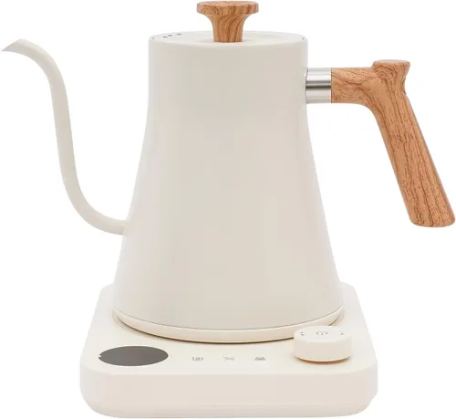 Vista 10 de Hervidor eléctrico de cuello de cisne con control de temperatura ajustable, calentamiento rápido de 1200 W, caldera de agua eléctrica con cable