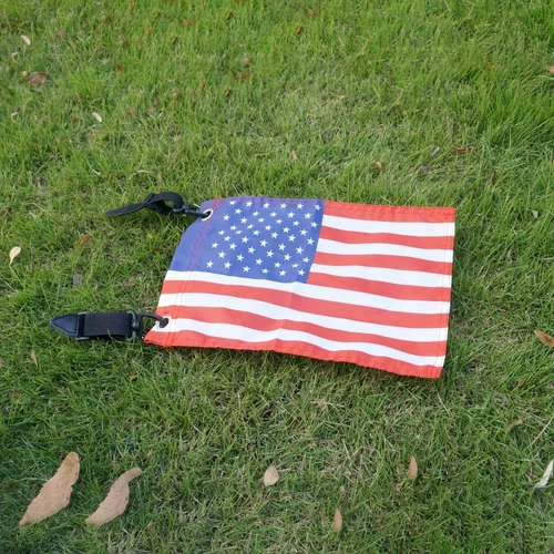 Vista 7 de MOTAIN Easy Installation Golf Cart Flag Holder,Elastic Strap Bracket with 6 * 9'' Handicap Flag for Seniors Handicapped Disability