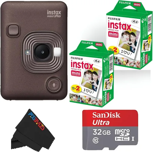 Vista 13 de Cámara instantánea Fujifilm INSTAX Mini LIPLAY Híbrida - Bronce Profundo