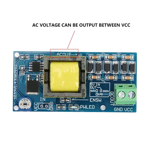 Vista 4 de Módulo convertidor DC Boost, 5V-12V a 350V-1200V Voltaje de salida CC a CC Módulo de alimentación