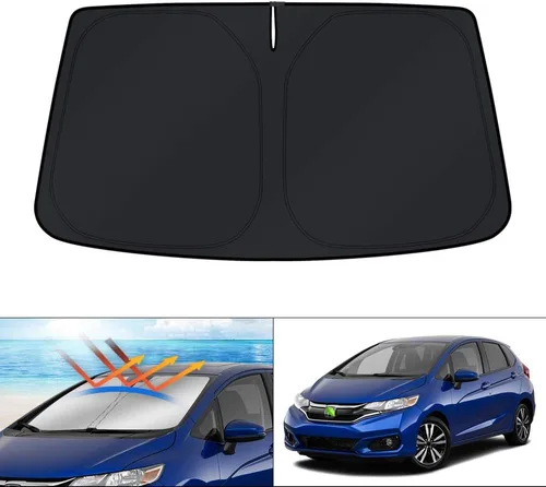 Vista 172 de KUST Parasol para parabrisas para Volkswagen VW ID.4 2021-2025 2026, accesorios para ventana, protector plegable, bloquea los rayos UV, mantiene