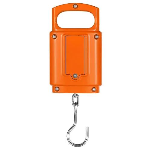 Vista 3 de Klau Báscula portátil de pesaje de peces de 100 libras / 1600 oz báscula digital colgante resistente pantalla LCD con retroiluminación naranja