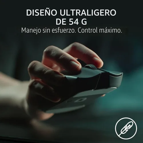 Vista 3 de Razer Viper V3 Pro - Ratón inalámbrico para juegos esports: simétrico - 54 g de peso ligero - 8K Polling - Sensor óptico de 35K DPI - Interruptores