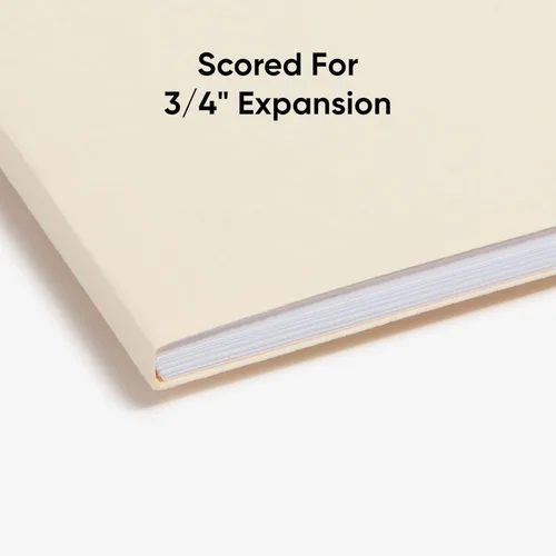 Vista 5 de Smead carpeta reforzada tamaño carta, 50 por caja, Manila