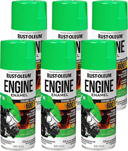 Vista 7 de Rust-Oleum 366428-6PK - Pintura en aerosol de esmalte para motor, 11 onzas, aluminio, (paquete de 6)