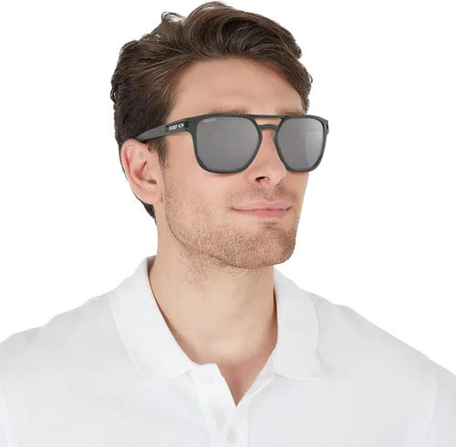 Vista 6 de Oakley Gafas de sol cuadradas Oo9436 Latch Beta para hombre Negro Negro Naranja