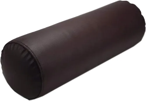 Vista 7 de Almohada larga de cuero, almohada cervical para el cuello, almohada cilíndrica decorativa, almohada redonda multifuncional para rodilla