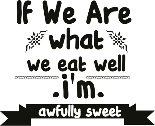 SEC Apparel Delantales con refranes, parches termoadhesivos para transferencia de apliques, letras para camisetas de tela, ropa - I'm Awfully Sweet