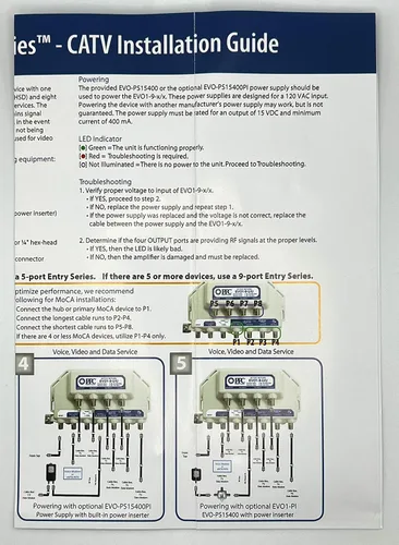 Vista 4 de C.P. Company PPC Evolution - Amplificador de señal con amplificador de 9 puertos
