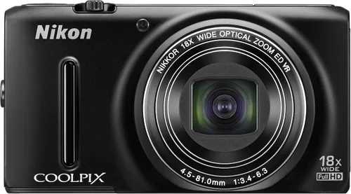 Número 18,110,000 Pixeles Negro Mate s9400bk cámara digital Nikon Coolpix S9400 Zoom óptico de 18 x eficaz de Pixels – Versión Internacional (no de
